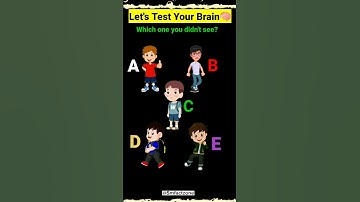 Memory Test Exam 2 | Riddles quiz #shorts #riddles @BRIGHTSIDEOFFICIAL