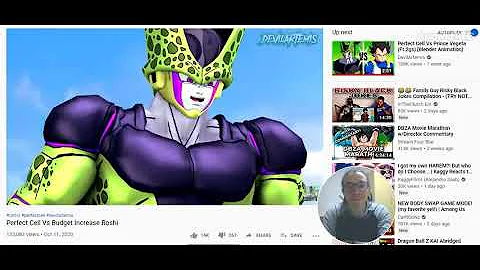Perfect Cell Vs Budget Increase Roshi reaction video
