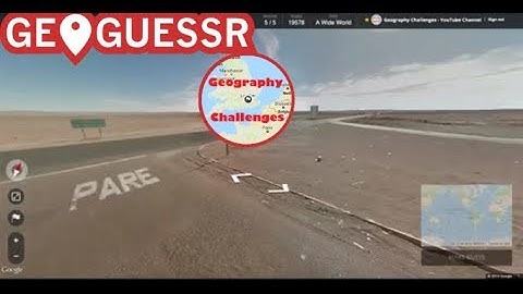 Geoguessr - A Wide World (No Moving)