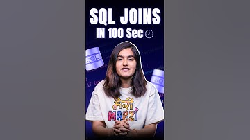 🔥 SQL Joins Explained in 100 Seconds | Intellipaat #Shorts