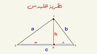 نظرية إقليدس #رياضيات