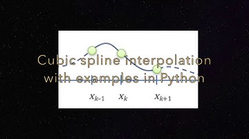 Cubic spline interpolation with examples in Python - 40% promotion!