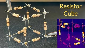 A real resistor cube - does theory agree with reality?