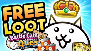 FREE BATTLE CAT LOOT in BATTLE CATS QUEST screenshot 3