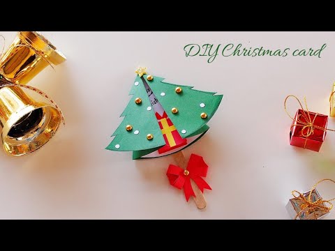 DIY Christmas card/ handmade Christmas greeting card  | ไอเดียทำการ์ด คริสต์มาสเก๋ๆ 🎄