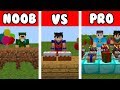 NOOB VS PRO: CONSTRUIR UMA FESTA DE ANIVERSÁRIO NO MINECRAFT!!