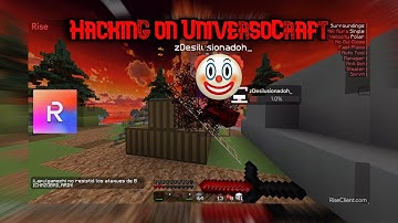 Hacking On UniversoCraft w/ Rise 6.1 Killaura, Scaffold, Velocity, etc. Free Config | xTry