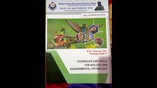 # 2026 #Bhoj University Bhopal # self learning material 👍