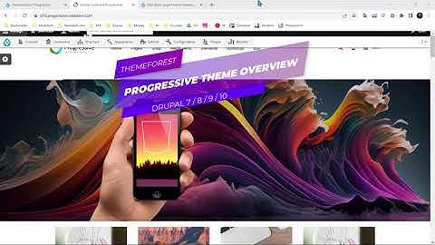 2023 Progressive Drupal 7 8 9 10 theme Overview
