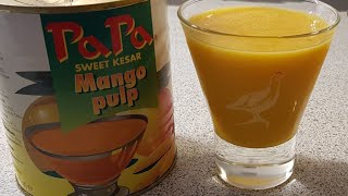 Mango juice using mango pulp/how to make Mango Juice/Mango pulp Juice @EasyAndQuickRecipes screenshot 1