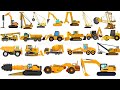 Macammacam alat berat  excavator dump truck bulldozer vibratory roller bucket wheel excavator