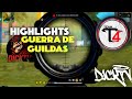 JOGAMOS A T4 NO TOPO HIGHLIGHTS  GUERRA DE GUILDA FREE FIRE