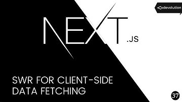 Next.js Tutorial - 37 - SWR for Client-side Data Fetching