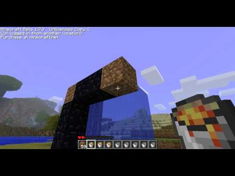 Minecraft Tutorial - Nether Portal giessen [Deutsch/GERMAN]