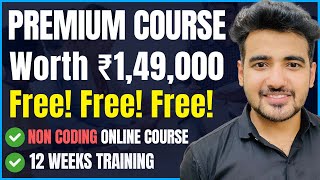 ₹1 Lakh+ Free Online Course | Placement Based Course | College Student & Graduate | 100% Scholarship