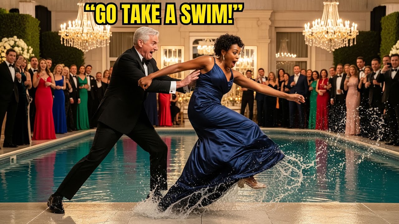 Миллиардер столкнул жену чернокожего генерального директора в бассейн на гала-вечере, а затем рас...