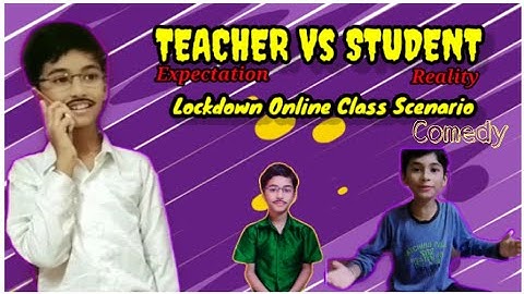 TEACHER Vs STUDENT Lockdown Online Class Scenario // Comedy Fun during Exams 😄 - Reality 🎬