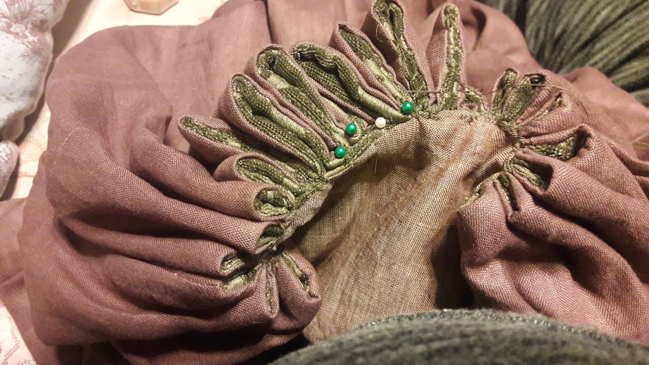 Cartridge Pleating Part 2 Sewing the Pleats onto Your Dress for