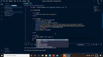 How to make a discord bot send messages to a user