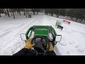 John Deer 1023E, Snow Plow, Gopro