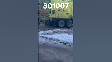 801007 labrie automizer slamming bins at 7:45am and almost dropped it in