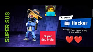 "AKU HACKER"🤣... Hacker Gameplay ❤️.. Super sus India 💐#supersus #supersusgameplay #supersusindia screenshot 5
