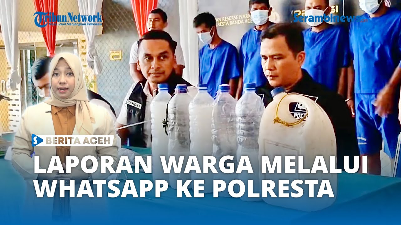 Polresta Banda Aceh Tangkap Pengguna Narkotika dari WA Curhat Warga