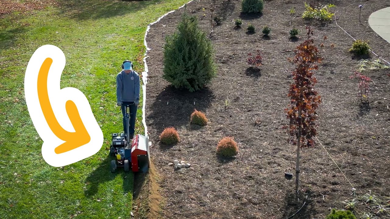 The Ultimate Flower Bed Edging Machine (Brown Bed Edger) The