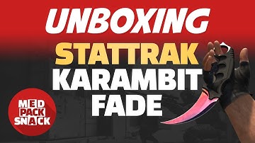 KARAMBIT FADE STATTRAK UNBOXING + INSANE REACTION - CS:GO