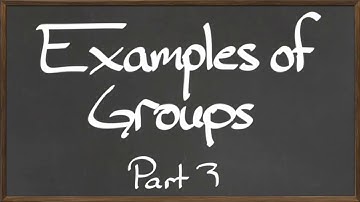 MAT 112: Examples of Groups (Part 3: Multiplicative Groups)