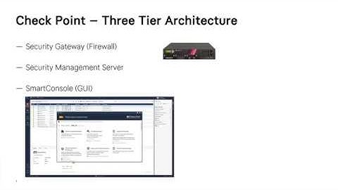 Check Point Architecture - Part1