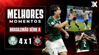 PALMEIRAS 4 X 1 CORINTHIANS | MELHORES MOMENTOS | SÉRIE A | RODADA 30