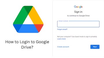 How to Login to Google Drive? Google Drive Sign In Help