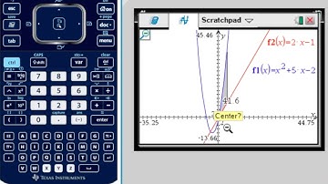TI-Nspire CX: Find the Area Between Curves