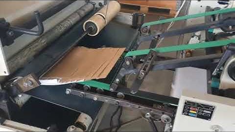 Jagenberg Diana 70-2 folder gluer running envelopes