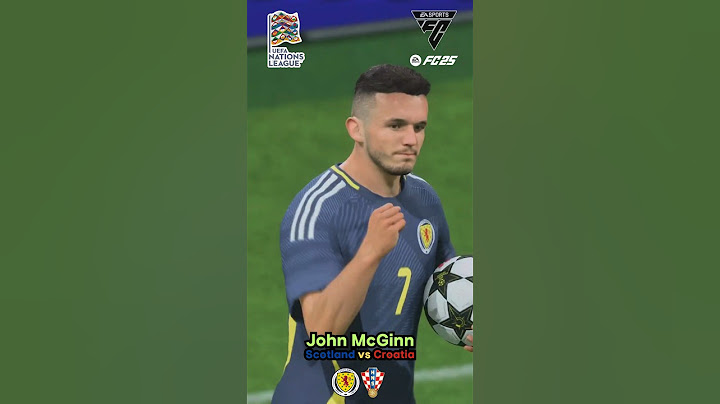 JOHN MCGINN SCORES! Scotland vs Croatia