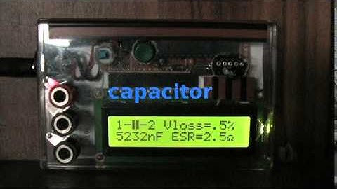 Transistor Tester, Capacitor, ESR, Inductor, Resistor Meter