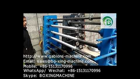 Wire spiral coiling machine;gabion mesh machine;gabion mesh machine factory
