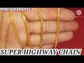 Gold super highway chain savitri jewellery house