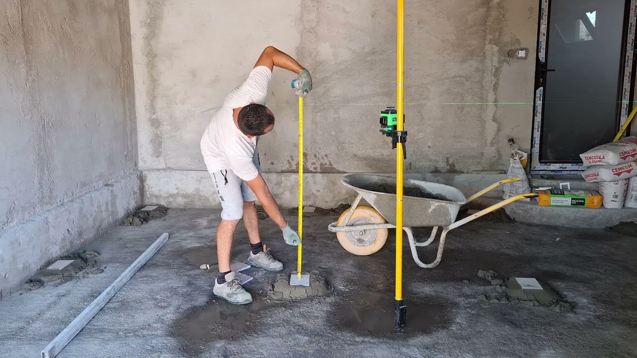 Cum se face o șapă semiumedă