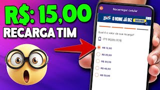 😯 How to RECHARGE 15 REAIS on TIM before the APP goes offline screenshot 3