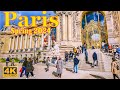 Paris france  paris april 2024  4kr  walking tour   paris 4k  a walk in paris