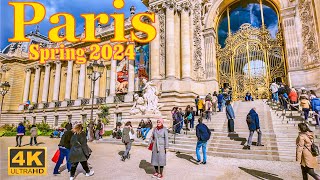 Paris, France🇫🇷 - Paris April 2024 - 4K HDR - Walking Tour | Paris 4K | A Walk In Paris