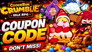 Cookierun Crumble | Coupon Code 2026 | Cookierun Crumble Gameplay - how to Redeem guide! 🔥