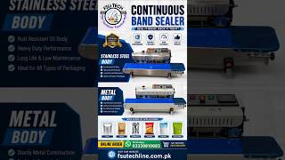 Continuous Band Sealer Machine 🔥 | SS Body & MS Body Models Available