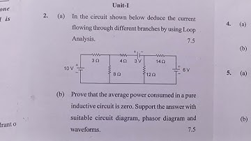 Basic Electrical Engineering MDU BTech CSE May,2025 Question Paper 