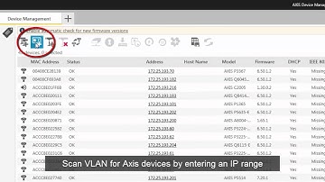 Configuration tip: AXIS Device Manager - Enable discovery