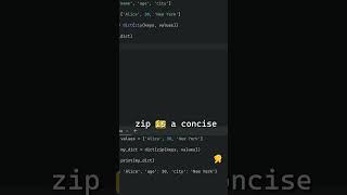 Create dictionary from two lists in #python - #tip 90