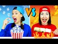 HOT vs COLD CHALLENGE | Girl on Fire vs Icy Girl 음식 챌린지 by Pico Pocky