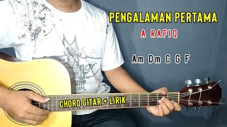 Video thumbnail of "Chord Gitar - Pengalaman Pertama - A Rafiq | Tutorial Gitar - By Basri Regar"